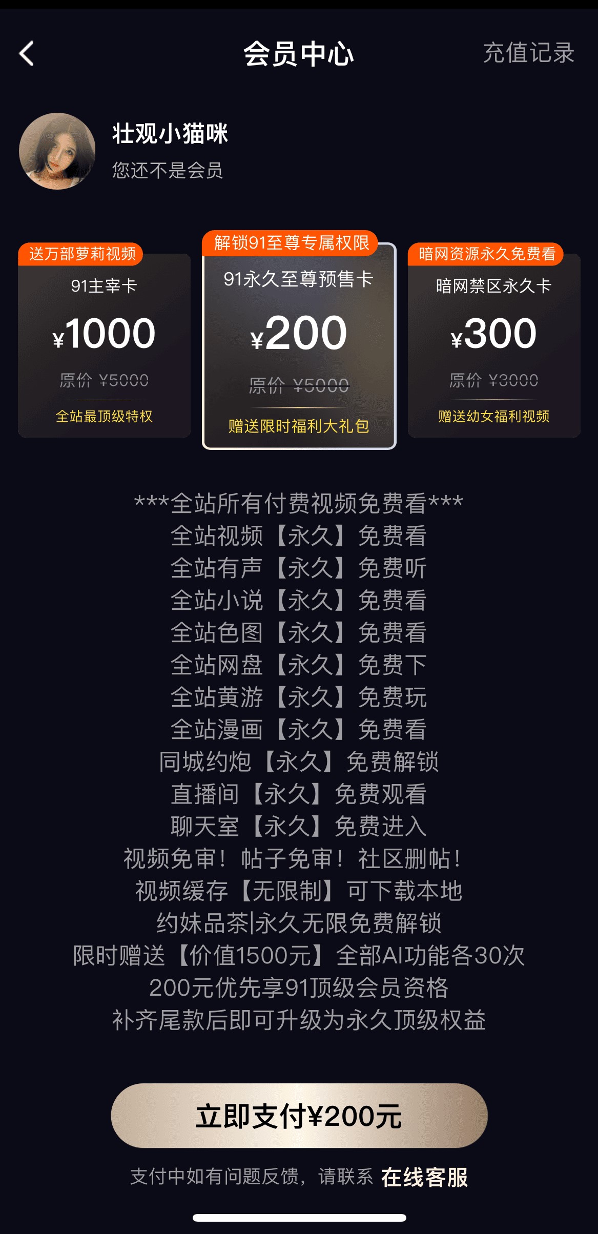 91PO会员VIP开通权益专属高清内容页面